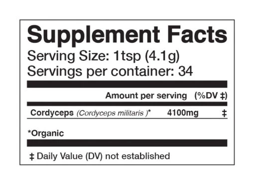 CORDYCEPS | Organic Mushroom Powder, Energy Super Tonic* - Image 11