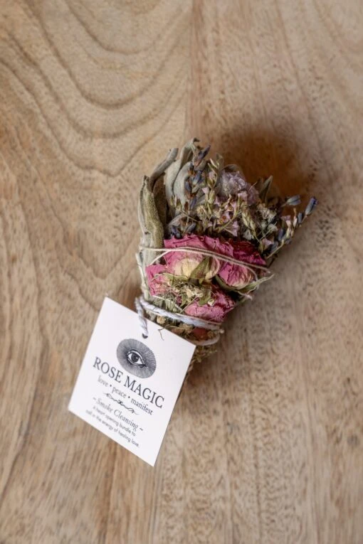 ROSE MAGIC MINI WAND | Heart Opening Smoke Bundle* - Image 6