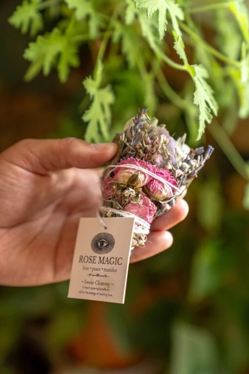 ROSE MAGIC MINI WAND | Heart Opening Smoke Bundle* - Image 2