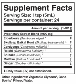 BLACK ELDERBERRY Elixir | Botanical + Mushroom Syrup -StrikeZone Store Elderberry