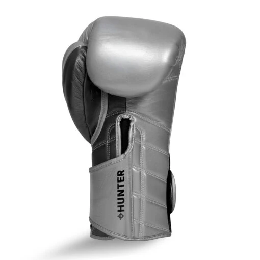 Hunter Series Strap Boxing Glove Silver - Image 2