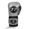 Hunter Series Strap Boxing Glove Silver -StrikeZone Store HUNTER SILVER STRAP FRONTcopy