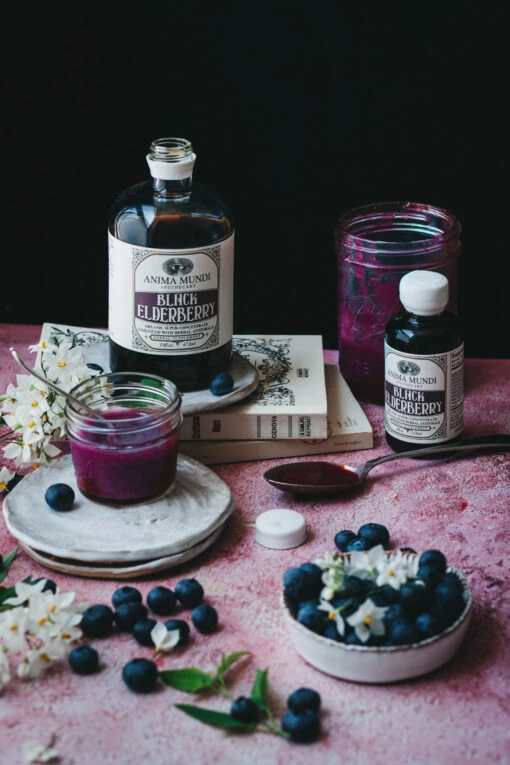 BLACK ELDERBERRY Elixir | Botanical + Mushroom Syrup - Image 10