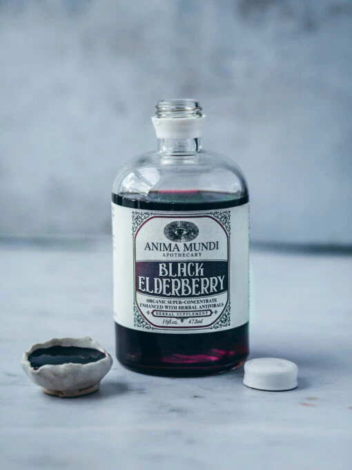 BLACK ELDERBERRY Elixir | Botanical + Mushroom Syrup - Image 13