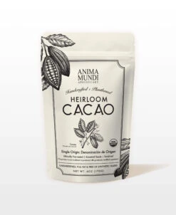 HEIRLOOM CACAO Powder | Organic Ancestral Seeds -StrikeZone Store MOCK UP cacao front white