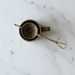 WOVEN BRASS | Large Tea Strainer With Handle -StrikeZone Store U448d2bf7cb1f4e719c1b2f12a9cb332at 1.jpg 350x350 6aa75d80 4b86 412f b0a9 56b5927e4297