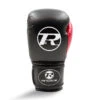 Junior Synthetic Leather Training Glove Black / Red -StrikeZone Store black frontcopy