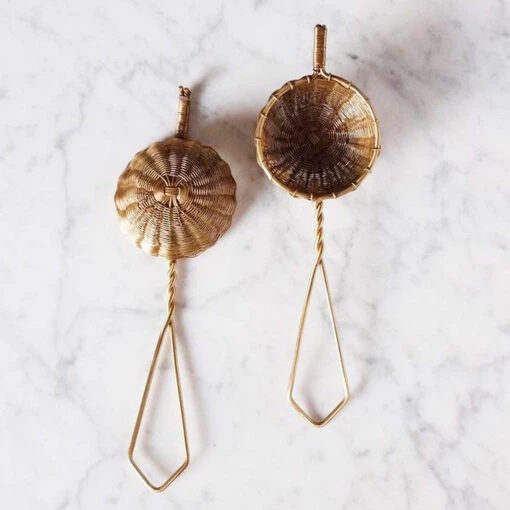 WOVEN BRASS | Small Tea Strainer - Image 5