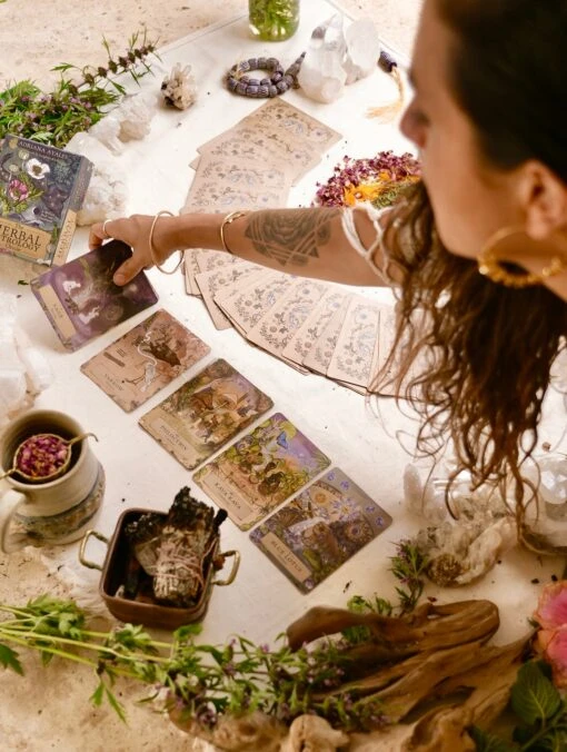 HERBAL ASTROLOGY Oracle | 55-Card Deck + Guidebook - Image 5