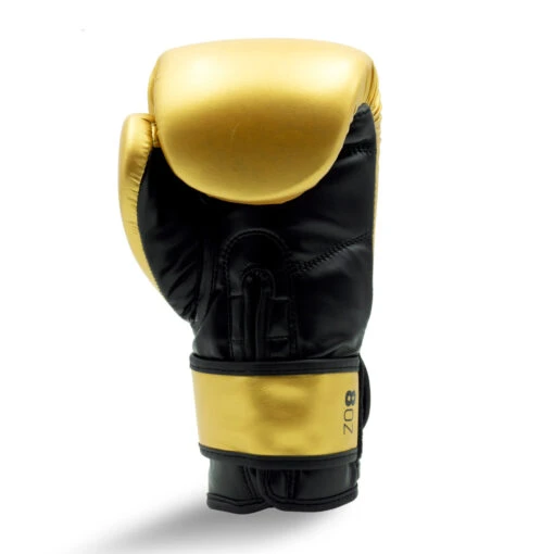 Junior Synthetic Leather Training Glove Gold - Image 2