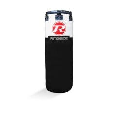 Jumbo Buffalo Leather Punch Bag - Black / White / Red