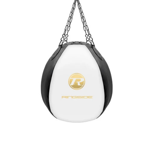 Synthetic Leather Cannon Ball Black / White / Gold