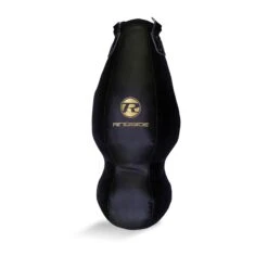 Double End Buffalo Leather Punch Bag - Black / Gold