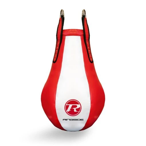 Synthetic Leather Maize Punch Bag - Red/White