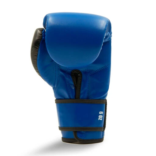 Junior Synthetic Leather Training Glove Blue / Black - Image 2