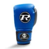 Junior Synthetic Leather Training Glove Blue / Black -StrikeZone Store royal frontcopy