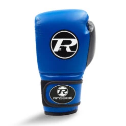 Junior Synthetic Leather Training Glove Blue / Black