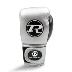 Junior Synthetic Leather Training Glove Silver / Black